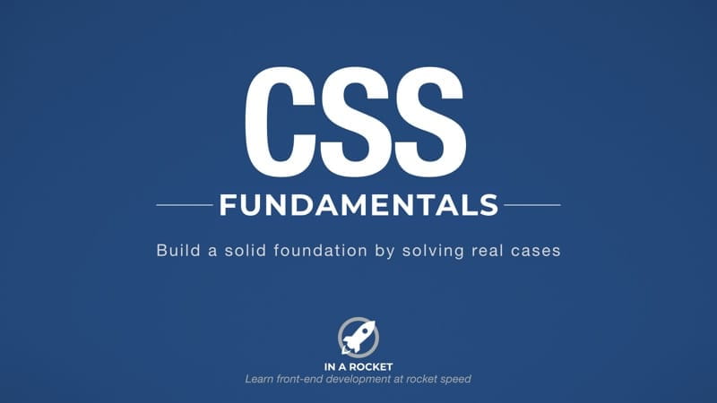 CSS fundamentals course