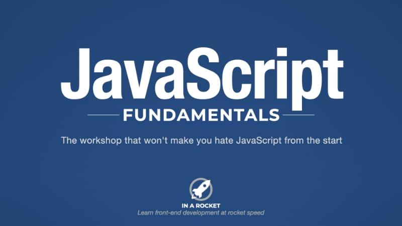 JavaScript Fundamentals course